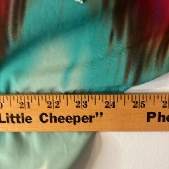 Madison Blouse Dolman Sleeves Cut Out Shoulder With Tie Gorgeous! Size Medium - Picture 10 of 11